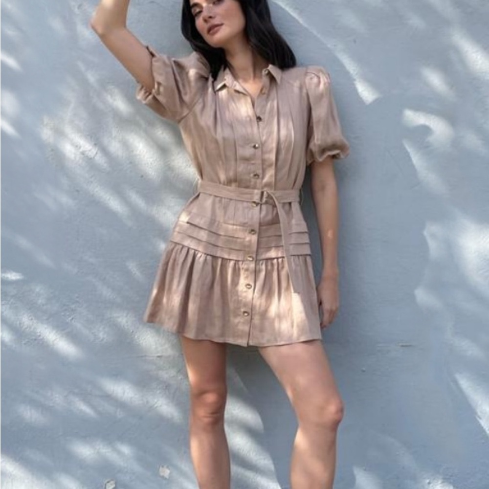 Karina Grimaldi
Scarlett Mini Dress in Latte XS